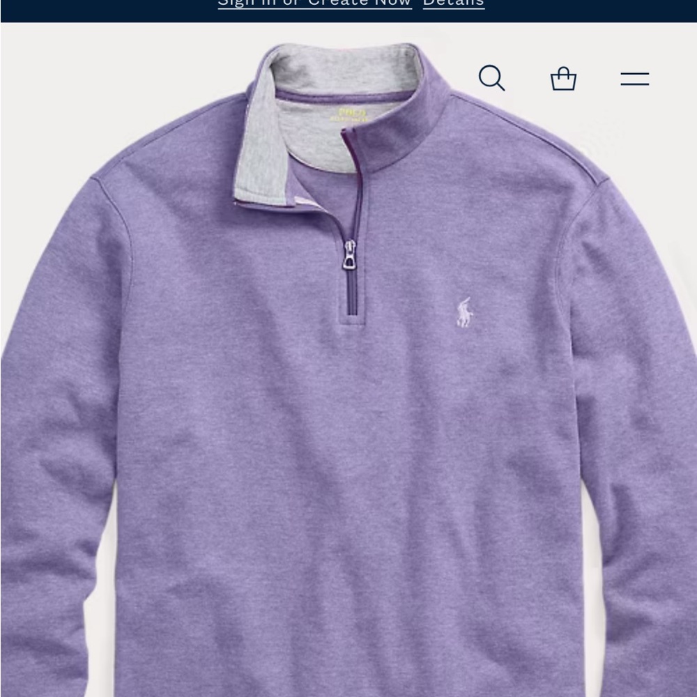 Polo by Ralph Lauren Purple Men's Sweater